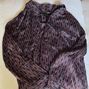 Stylish Multicolor Silk Shirt